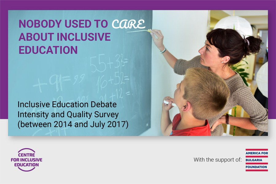 Inclusive Education Debate - Intensity and Quality Survey 2014 - July 2017