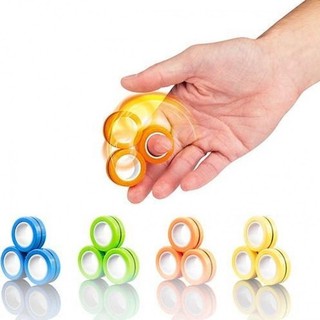 Магнитни пръстени за трикове с пръсти, комплект от 3 пръстена